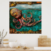 スティームパンク – クラーケンの物語 ポスター (キッチン)