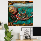 スティームパンク – クラーケンの物語 ポスター (ホームオフィス)