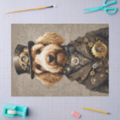 スティームパンク・ゴールデン・ドードル：デカお洒落ップページ 薄葉紙 (クラフト)