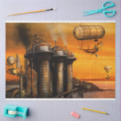 スティームパンク – ジストピア – 前哨 薄葉紙 (クラフト)