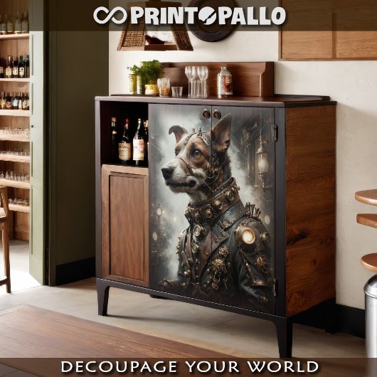 スティームパンク・ジャック・ラッセル・テリア 薄葉紙