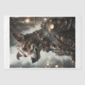 スティームパンク・ジャック・ラッセル・テリア 薄葉紙 (正面)