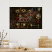 スティームパンク – ジョブジッター ポスター (キッチン)