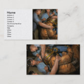 スティームパンク – ダイバー – 私の肩の負荷1936 名刺 (正面/裏面)