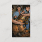 スティームパンク – ダイバー – 私の肩の負荷1936 名刺 (裏面)