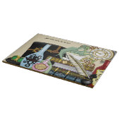 スティームパンク・ドラゴンのポションズ・ブックス カッティングボード (角)