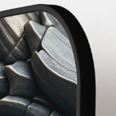 スティームパンク・ドラゴンアイクローズアップ愛パーソナライズされた芸術 ピックルボールラケット (左詳細)