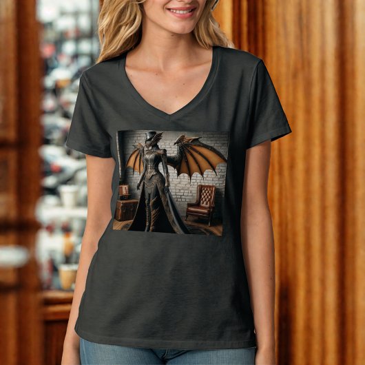 スティームパンク・ドラゴンライダー Tシャツ