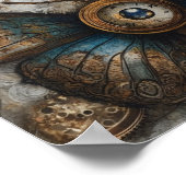 スティームパンク・バタフライ ポスター (角)