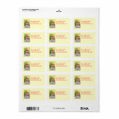 スティームパンク・バタフライ ラベル (フルシート)