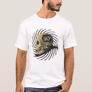スティームパンクIIスカル Tシャツ