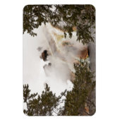 スティームビソンアットイエローストーン国立公園 マグネット (縦)