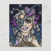 スティームフェイス#10ステームパンク海賊 ポストカード (正面)