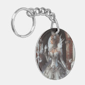 スティームプンビクトリアンク工業用冬氷クイーン キーホルダー (正面左)