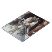 スティームプンビクトリアンク工業用冬氷クイーン ノートブック (左側)