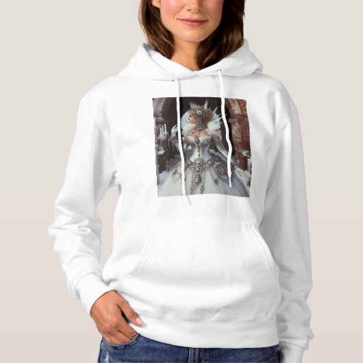 スティームプンビクトリアンク工業用冬氷クイーン パーカ (正面)