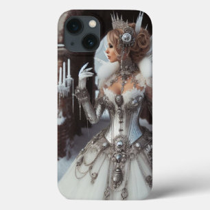 スティームプンビクトリアンク工業用冬氷クイーン iPhone 13ケース