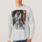 スティームプンビクトリアンク工業用冬氷クイーン Tシャツ (正面)