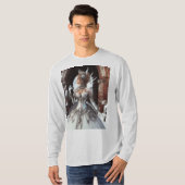 スティームプンビクトリアンク工業用冬氷クイーン Tシャツ (正面フル)