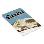 スティームボートスキーエリアウィンターコロラドヴィンテージ マグネット (右側)