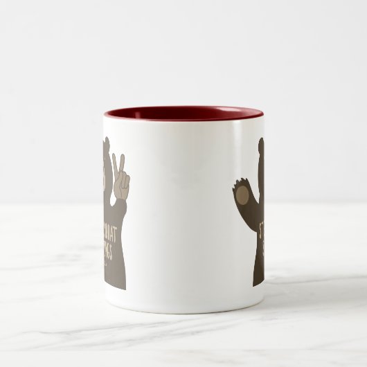 スティームボート春ズコロラドピースベア ツートーンマグカップ (中央)