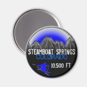 スティームボート春ズコロラドブルースキーマグネット マグネット (正面/裏面)