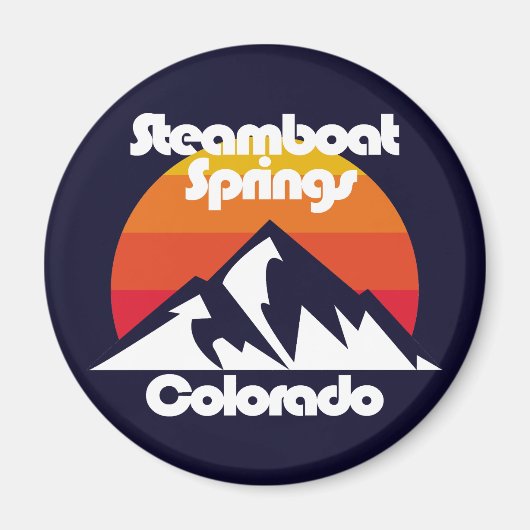 スティームボート春ズコロラド マグネット (正面)