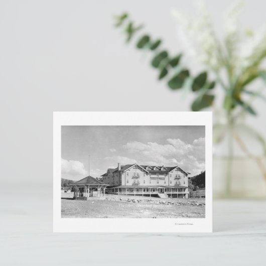 スティームボート春、COロッジ&キャビンフォトグラップ ポストカード (スタンド正面)