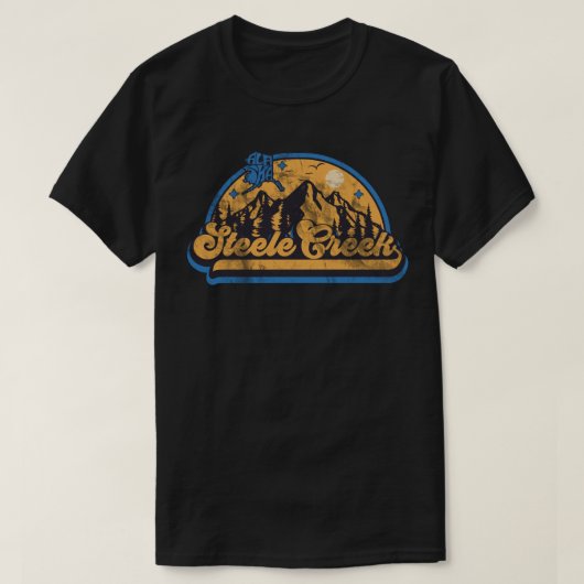 スティールクリーク, アラスカ州 Tシャツ (デザイン正面)