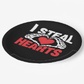 スティールハートスおもしろいヴァレンティスデイスケルトンハンドCl ペーパープレート (アングル)