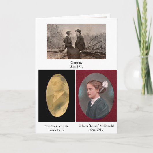 スティールファミリー懇親会 カード (正面)