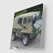 スティール・プッチ・ハフリンガー スクエア壁時計 (傾斜)