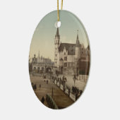 スティーン、アントワープ、ベルギー セラミックオーナメント (左)