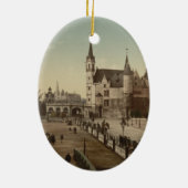 スティーン、アントワープ、ベルギー セラミックオーナメント (裏面)