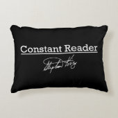 スティーヴン・キングの一定した読者 アクセントクッション (正面)