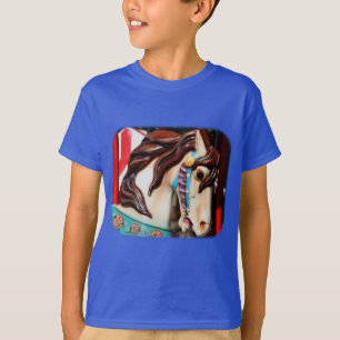 スティー静かド回転木馬馬 Tシャツ