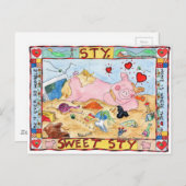 スティ、甘いスティ ポストカード (正面/裏面)