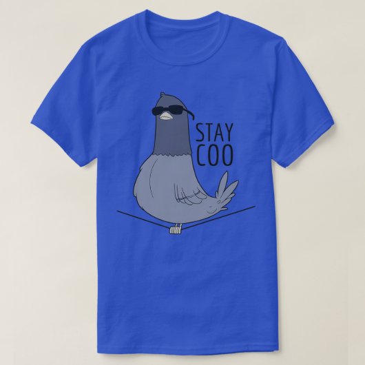 ステイおもしろいコ野鳥観察ギフトカッコいいピジョンバードラバー Tシャツ (デザイン正面)