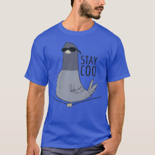 ステイおもしろいコ野鳥観察ギフトカッコいいピジョンバードラバー Tシャツ