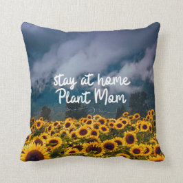 ステイアおもしろいットホームプラントマムひまわり畑 クッション