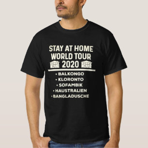 ステイアットホームスタヤトーム2020ウイルスインフルエンザ Tシャツ