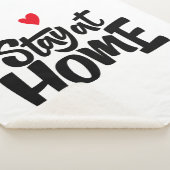 ステイアットホームハート シェルパブランケット (3/4)