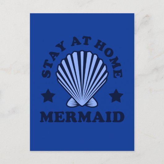 ステイアットホームマーメイド ポストカード (正面)