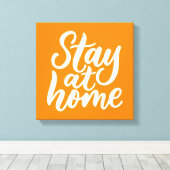 ステイアットホーム キャンバスプリント (インサイチュ (ウッドフロア))