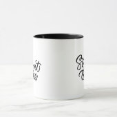 ステイアットホーム|ファンシーフォント マグカップ (中央)