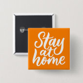 ステイアットホーム 缶バッジ (正面&裏面)