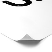 ステイアップビートおもしろいド前向きラム・パン ポスター (角)