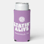 ステイアライブバチェロレッテディスコ スリム缶クーラー (Seltzer正面)