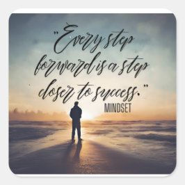 ステイインスパイア-やる気を起こさせるデザインと隆起 スクエアシール