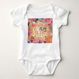 ステイインスパイア-やる気を起こさせるデザインと隆起 ベビーボディスーツ